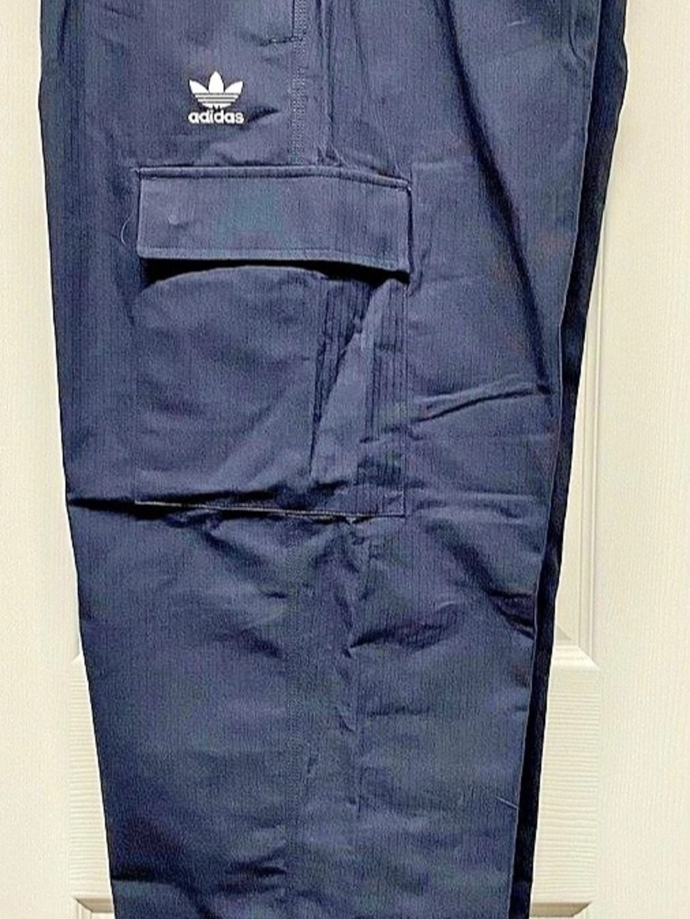 adidas ESS C Pants W Wide Leg Pants in Black Large NWT